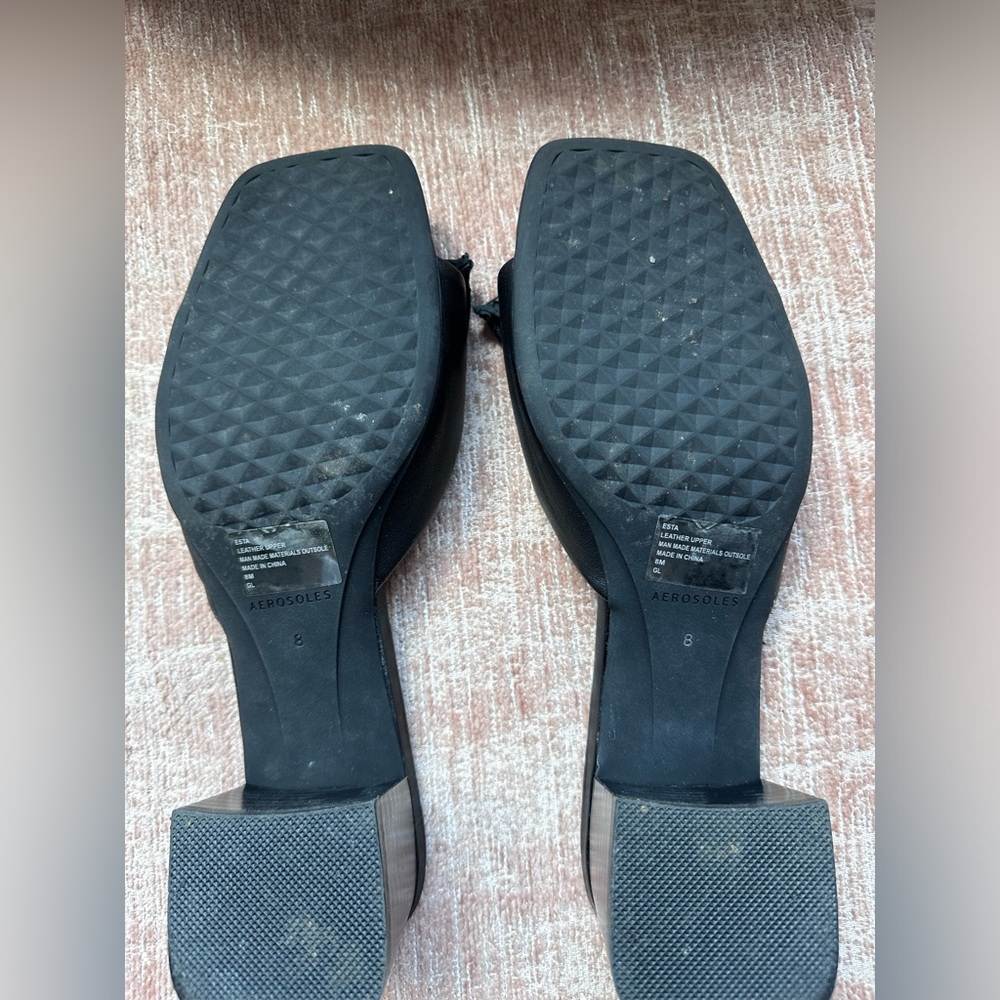 Aerosoles Block Heel Slide Size 8 - image 3